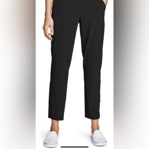 Eddie Bauer Departure Ankle Pant, Womens, Black NEW XL